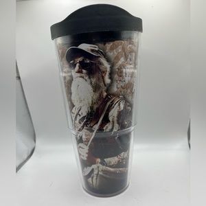 Tervis Duck Dynasty Si Robertson 24 oz Clear Tumbler Cup Keeps Drinks Hot & Cold